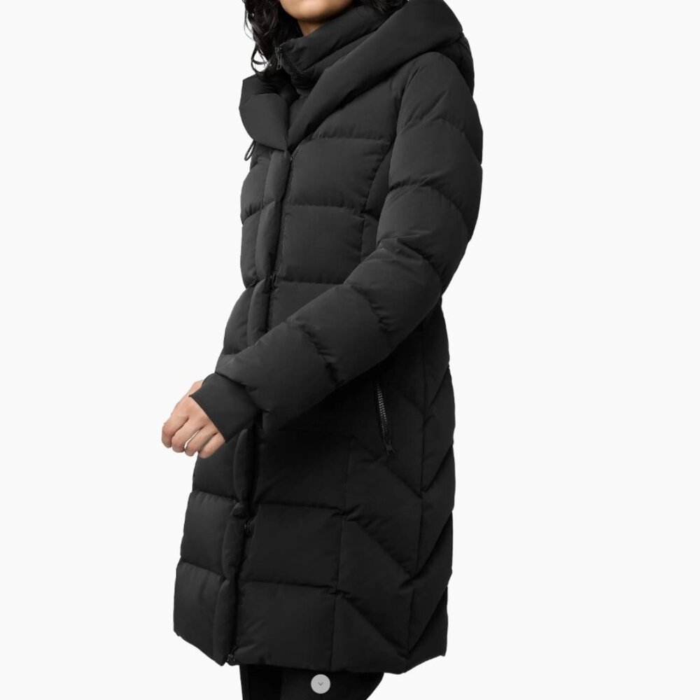 Soia & Kyo Sonny Quilted Down Coat – Black (Size Small) Brand New With Tags
